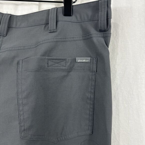 Eddie Bauer Mens Tech Gray Cargo Pants Size 36x30 Outdoor Gorpcore Hiking - Picture 10 of 10